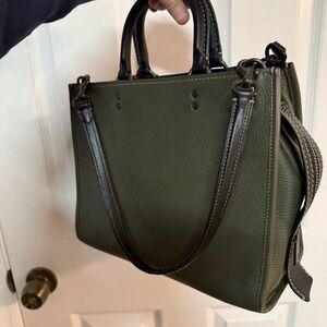 Coach Rogue 25 purse 1941 1st generation olive green medium sized satchel bag